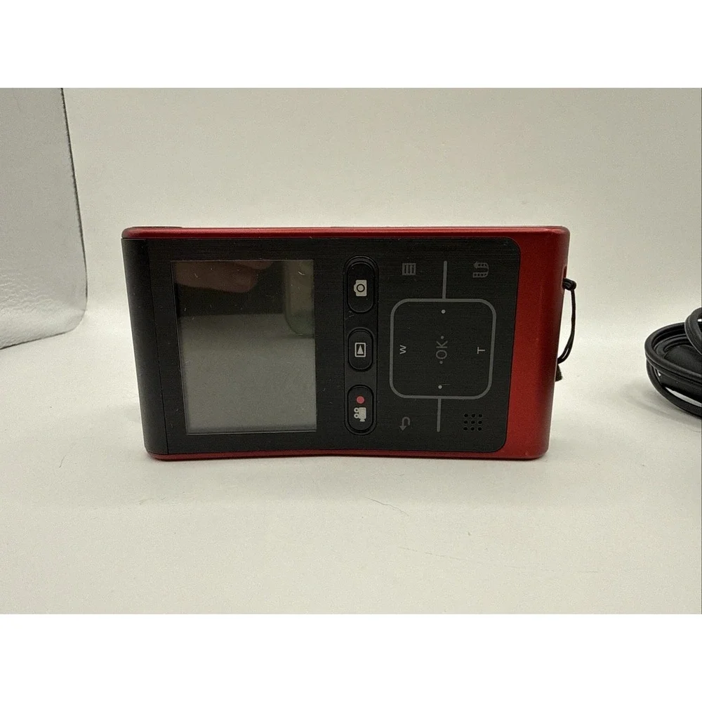 Red Samsung HMX-U10 High Definition Camcorder/Camera Untested Excellent Cosmetic